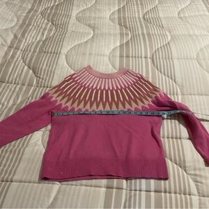Pink Patterned Women's Sweater